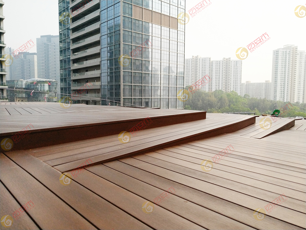 室外木地板 露台花园设计 木塑地板地面铺装材料 户外-阿里巴巴
