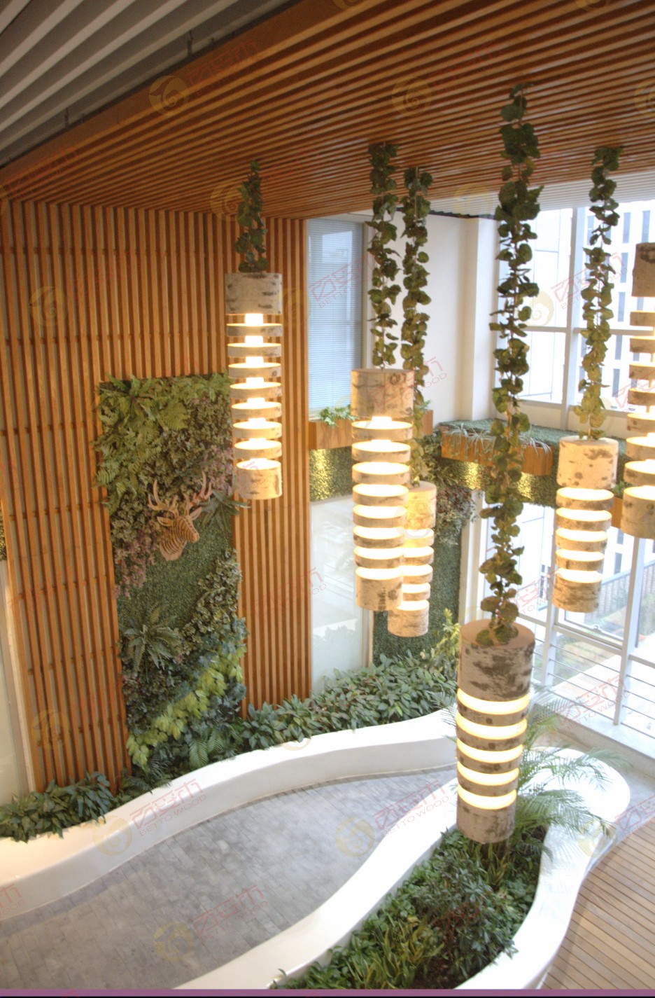郑州塑木装饰楼顶花园10