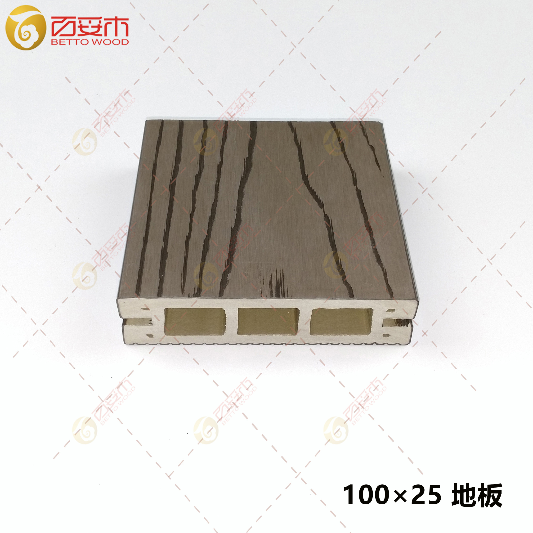塑木方孔地板100×25   .1