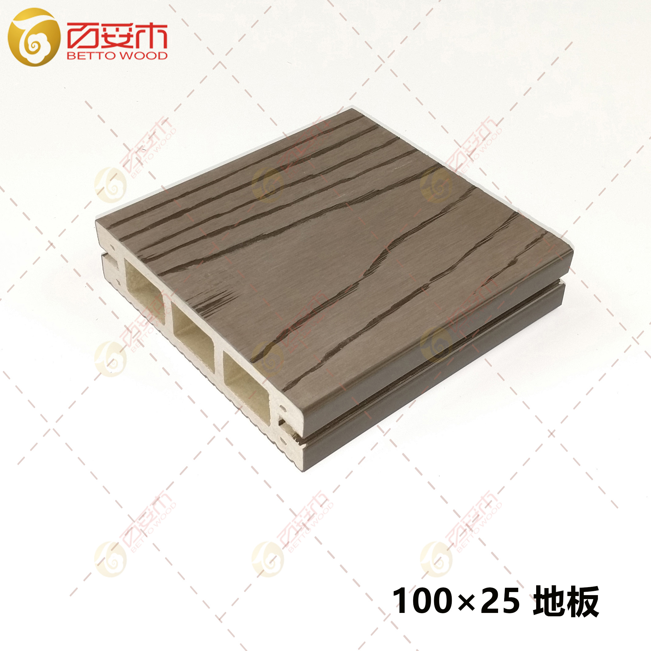 塑木方孔地板100×25   .3