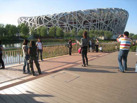 北京奥运会塑木复合材料