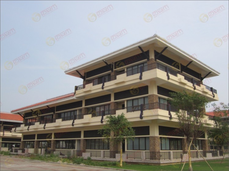 百妥木塑木格栅，珠江地产南沙项目实景应用案例